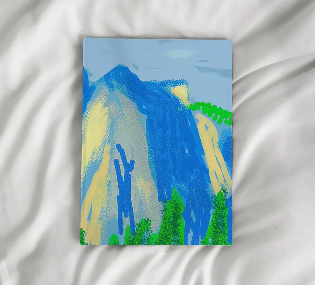 Captures Yosemite with mountains notebook by khanrosie