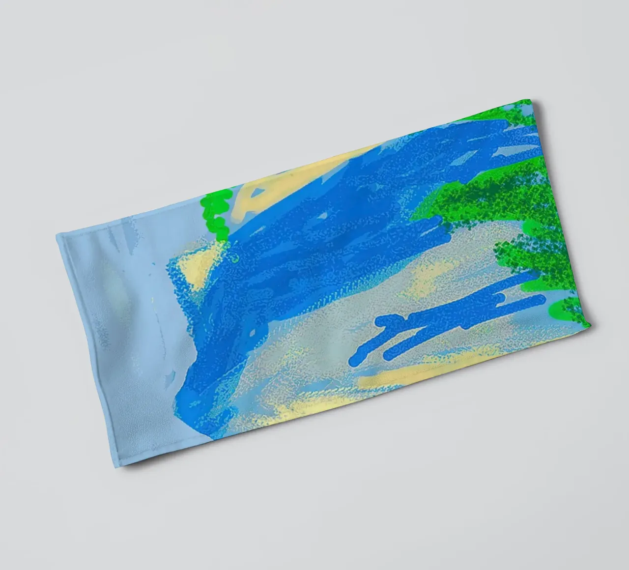 Captures Yosemite with mountains towel by khanrosie