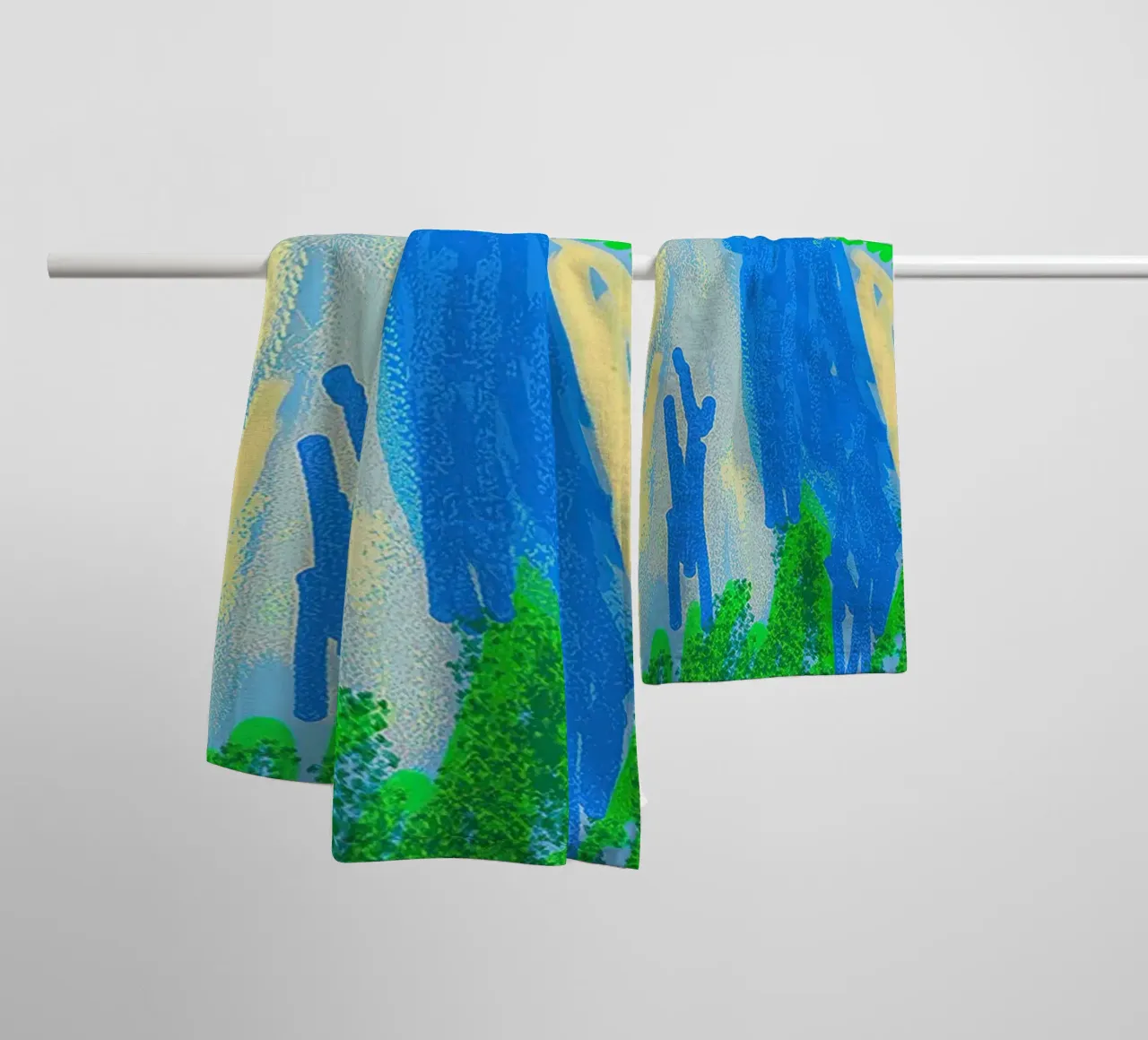 Captures Yosemite with mountains towel by khanrosie