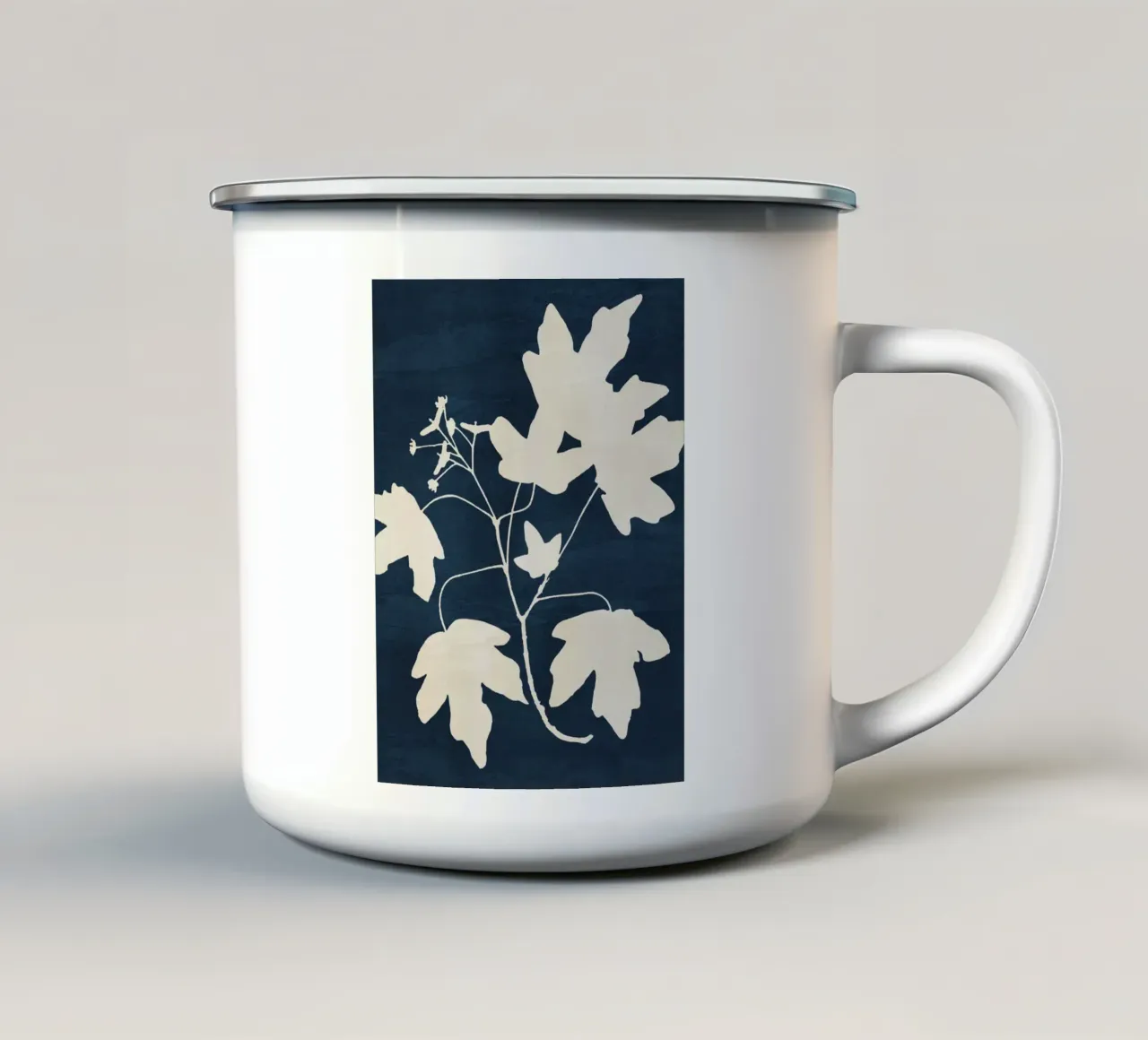 Maple Branch - Blue tazza in smalto da adrianooliveira