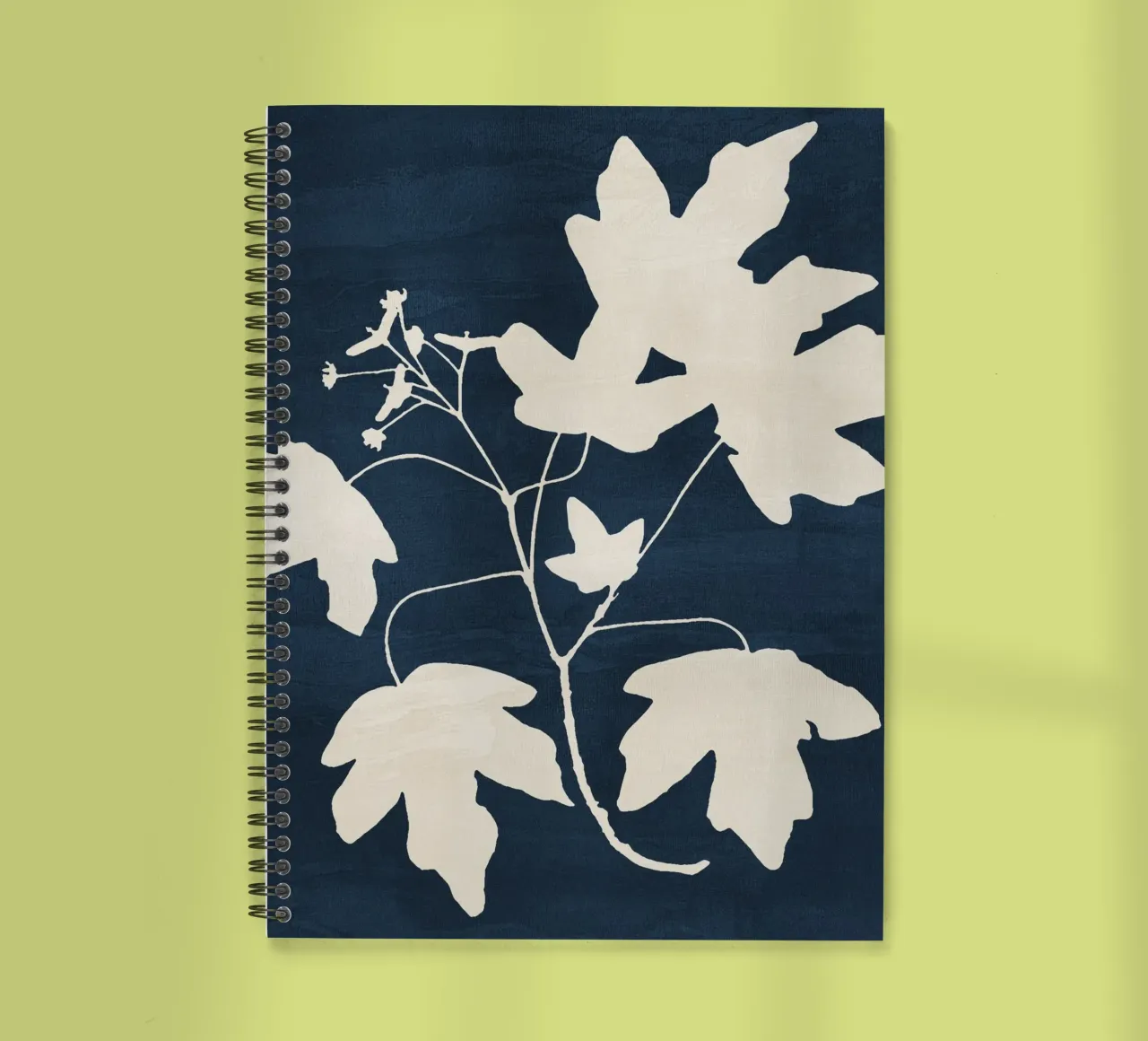 Maple Branch - Blue spiral notebook by adrianooliveira