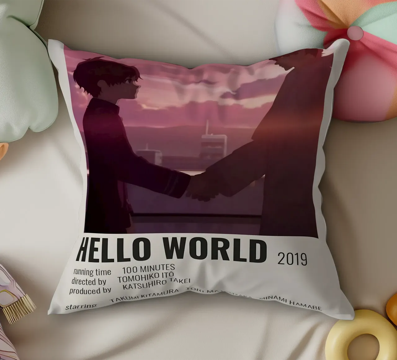 HELLO WORLD  2019 cuscino da Totoya