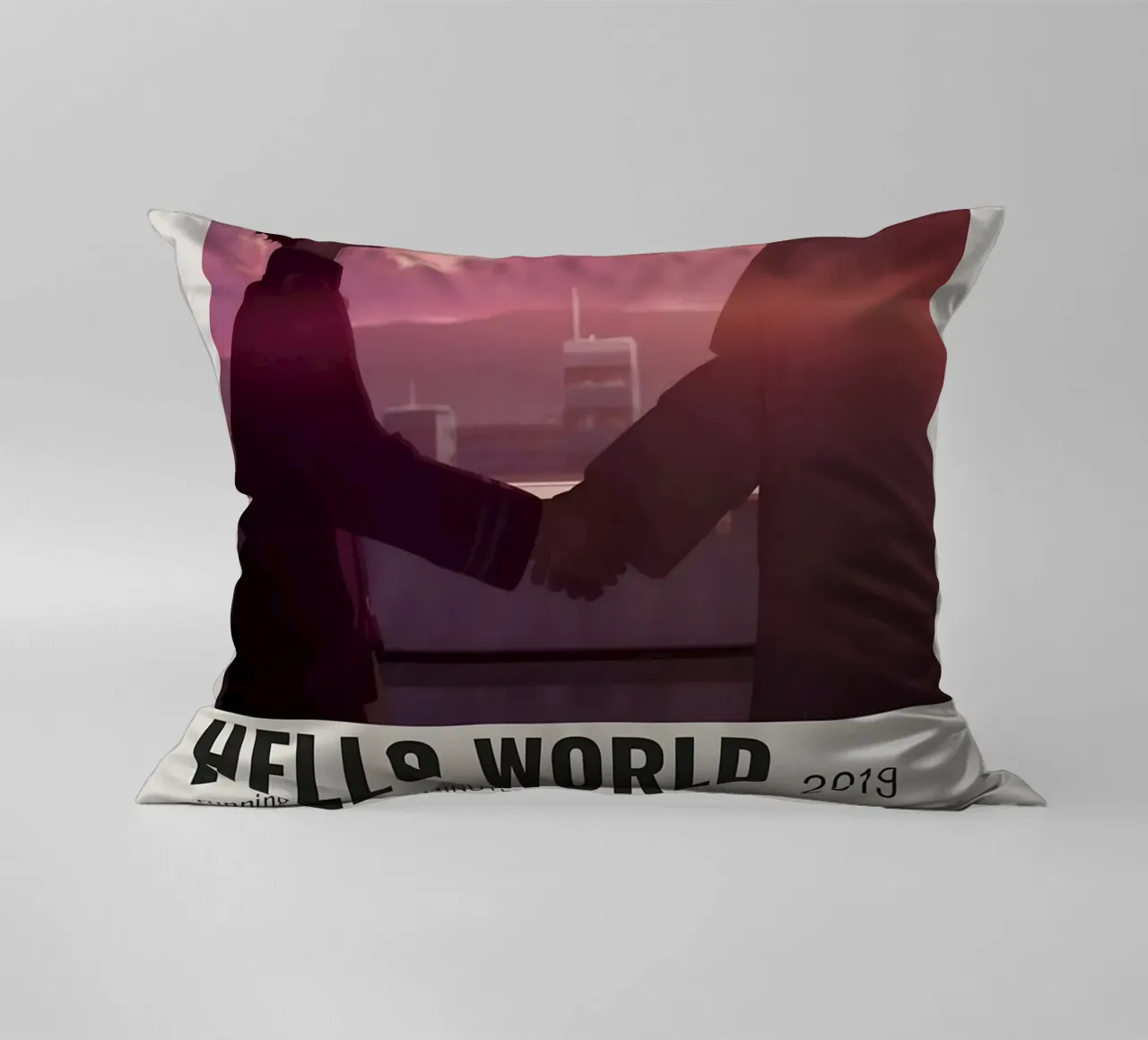 HELLO WORLD  2019 cuscino da Totoya