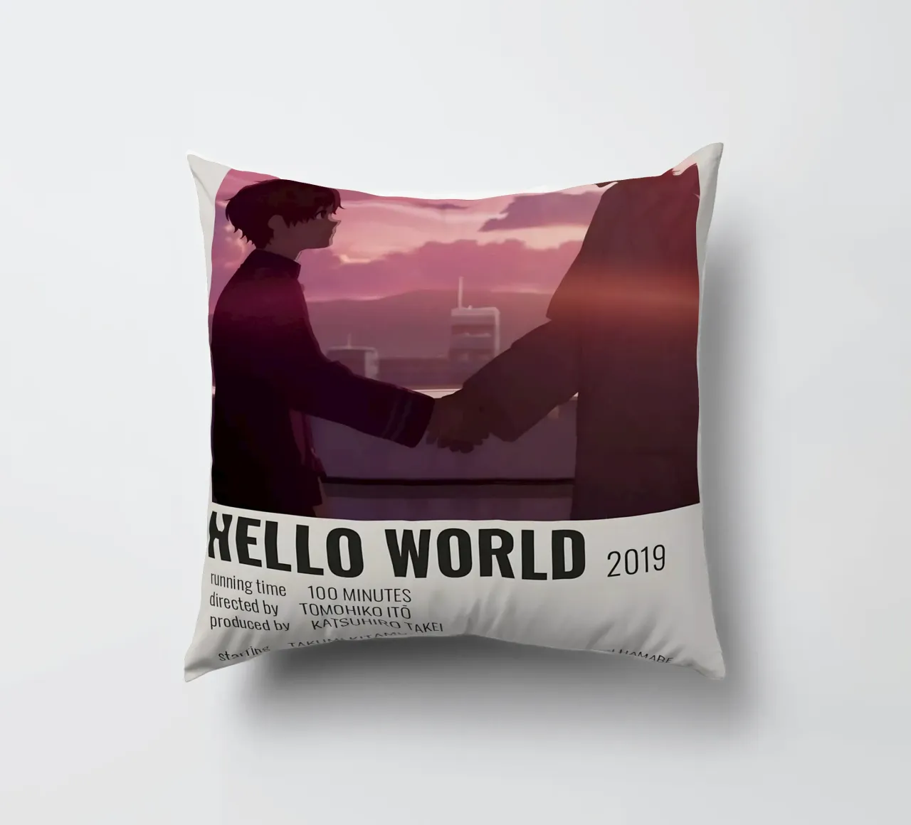 HELLO WORLD  2019 cuscino da Totoya