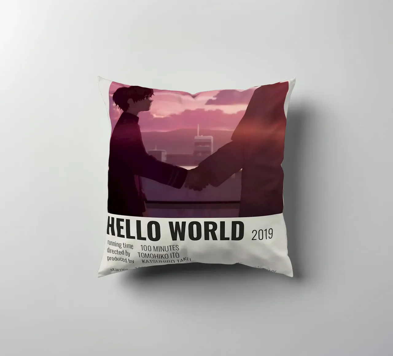 HELLO WORLD  2019 cuscino da Totoya