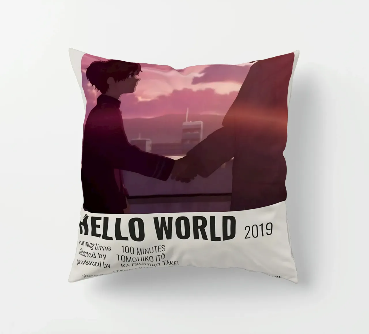HELLO WORLD  2019 cuscino da Totoya