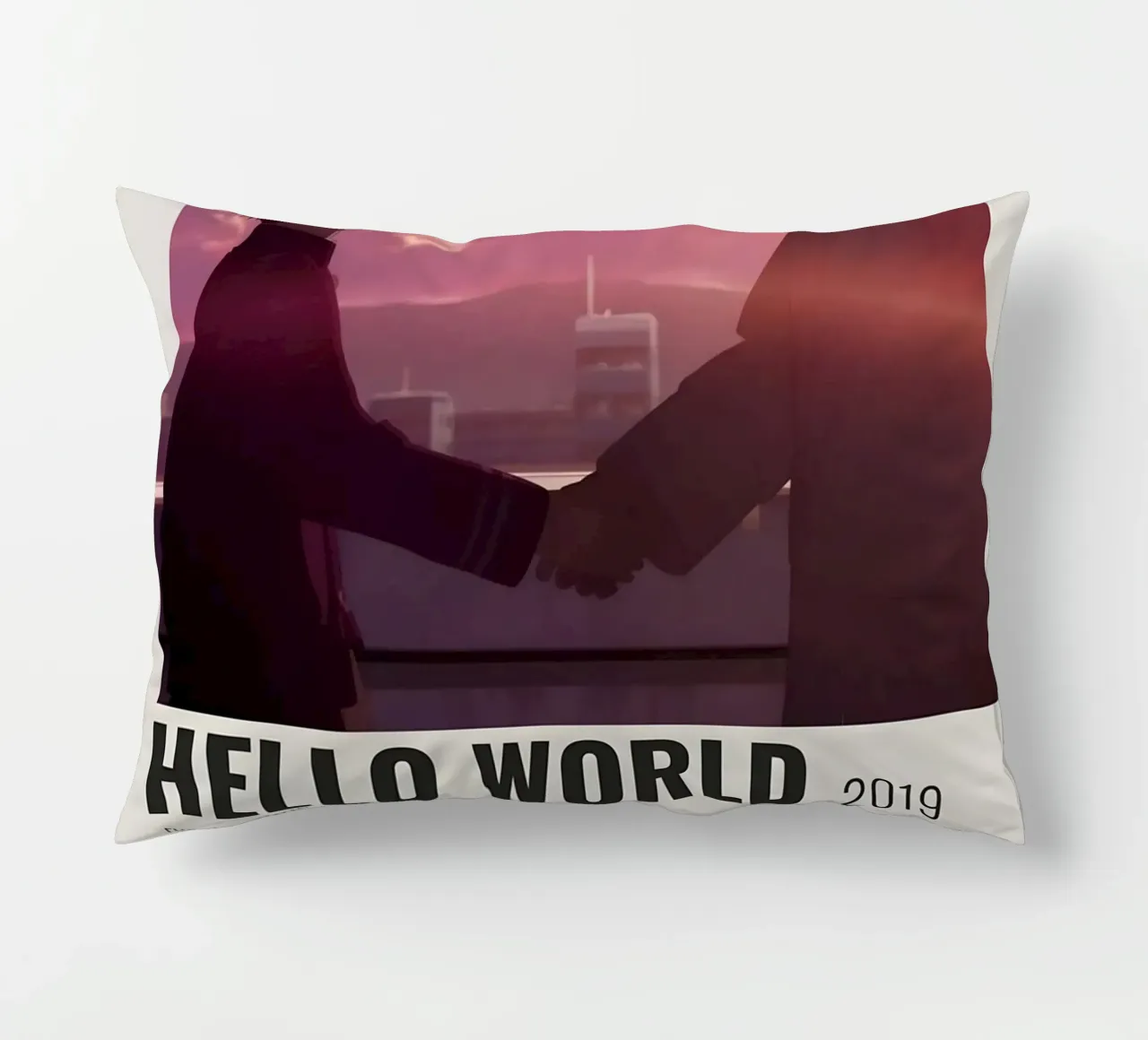 HELLO WORLD  2019 cuscino da Totoya