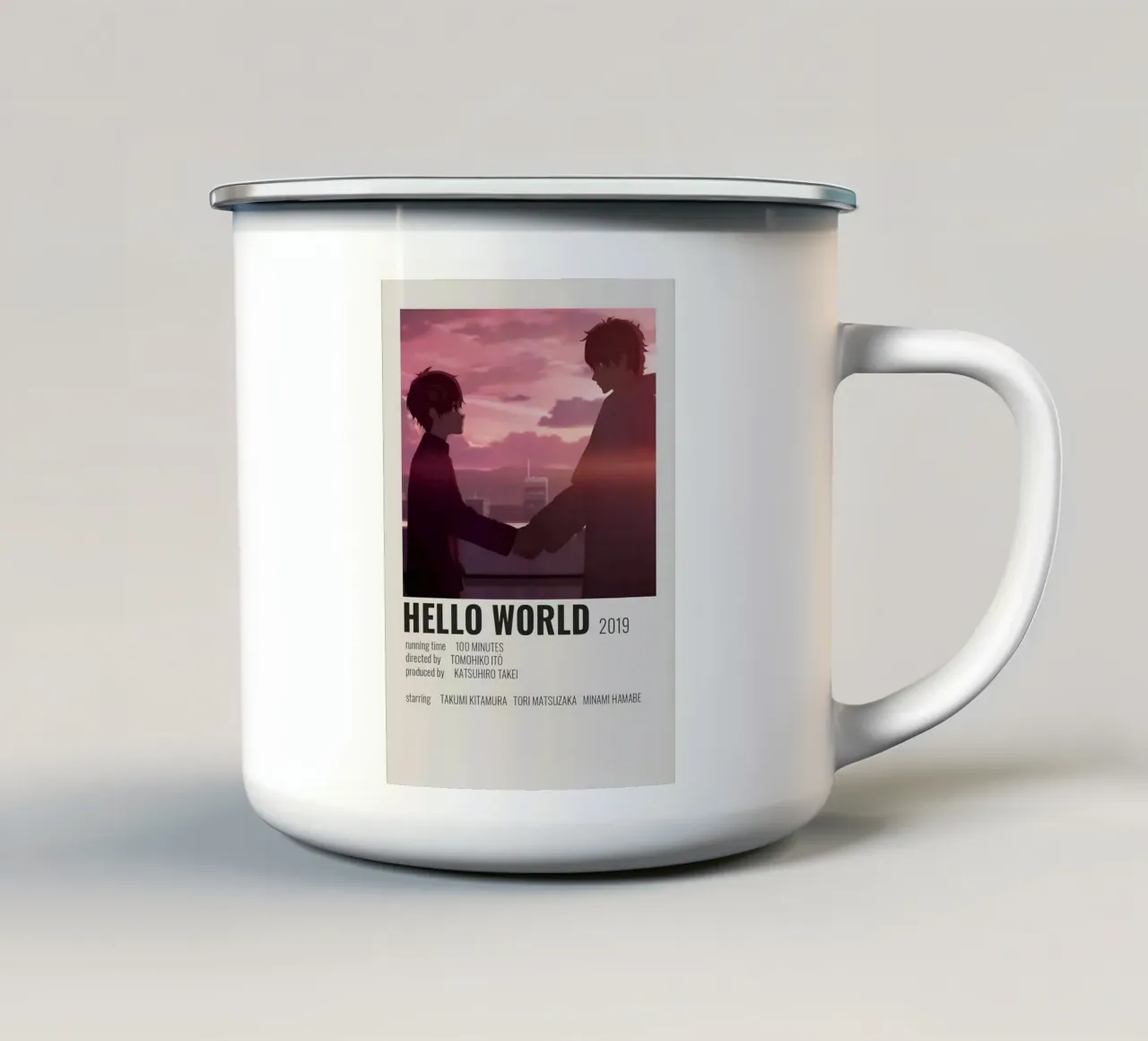 HELLO WORLD  2019 tazza in smalto da Totoya