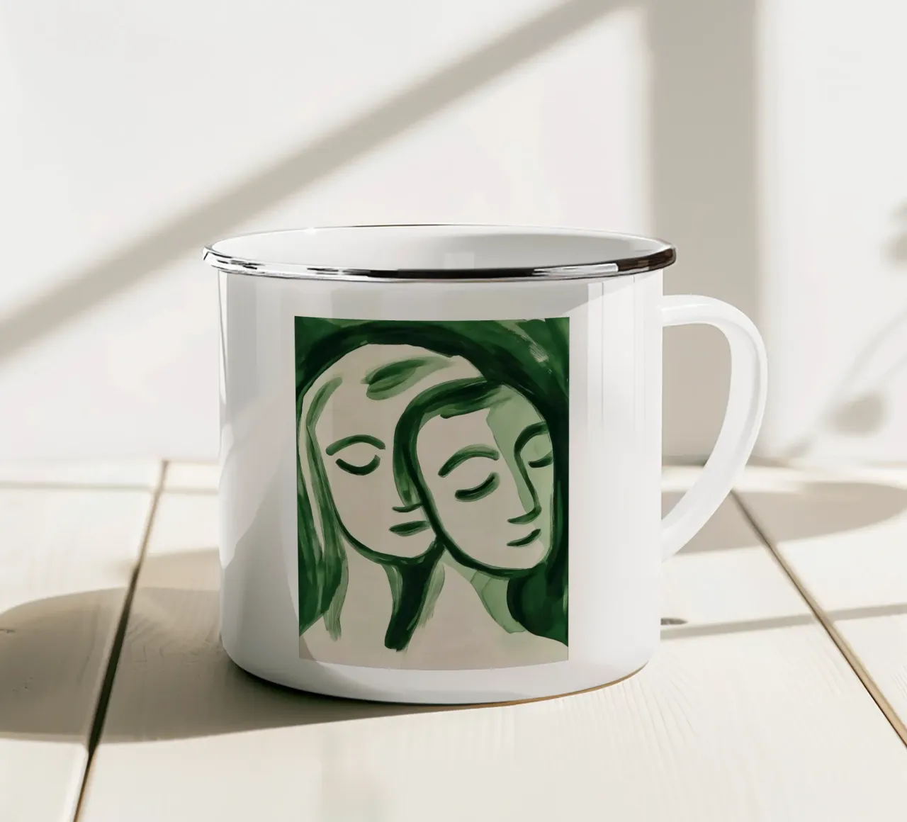 Semi tazza in smalto da Imagine
