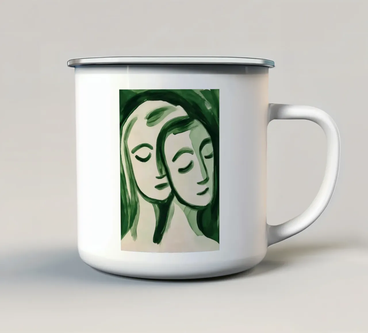 Semi tazza in smalto da Imagine