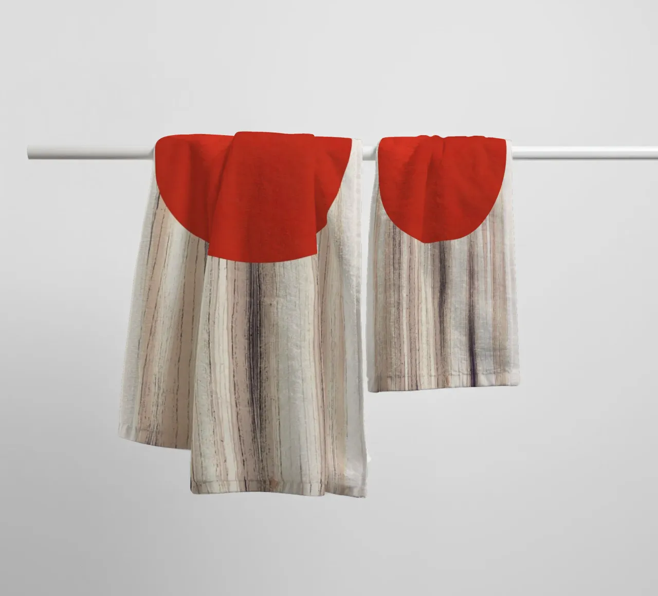 3 Geometria asciugamano da bagno da Little Dean
