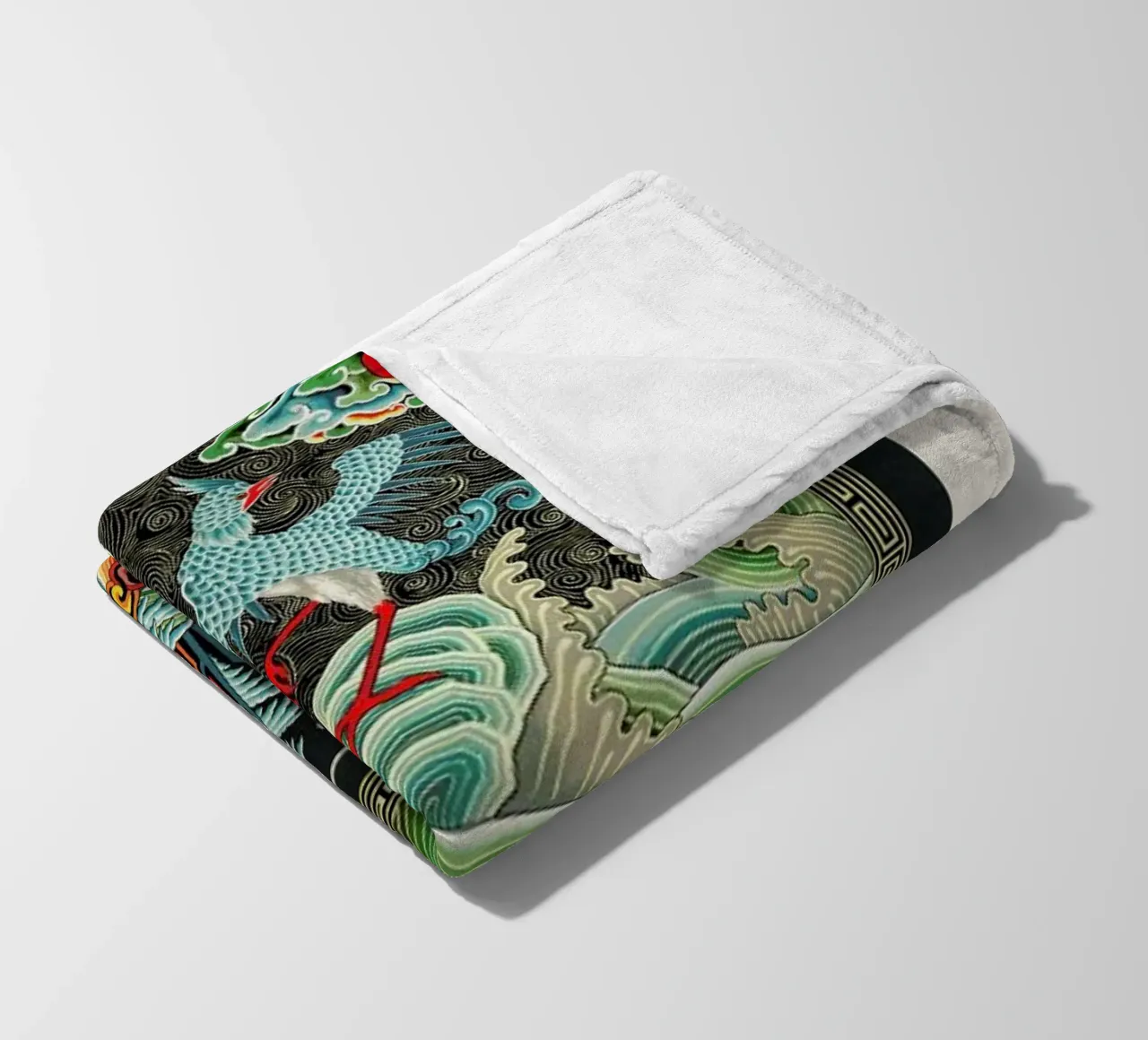 Racinet -  Chinese Ornamental Pattern II coperta in pile da Vintage by JUNIQE