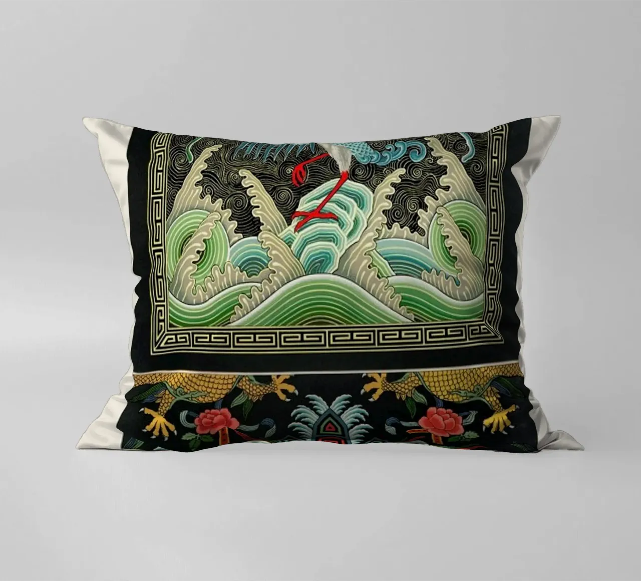 Racinet -  Chinese Ornamental Pattern II cuscino da Vintage by JUNIQE