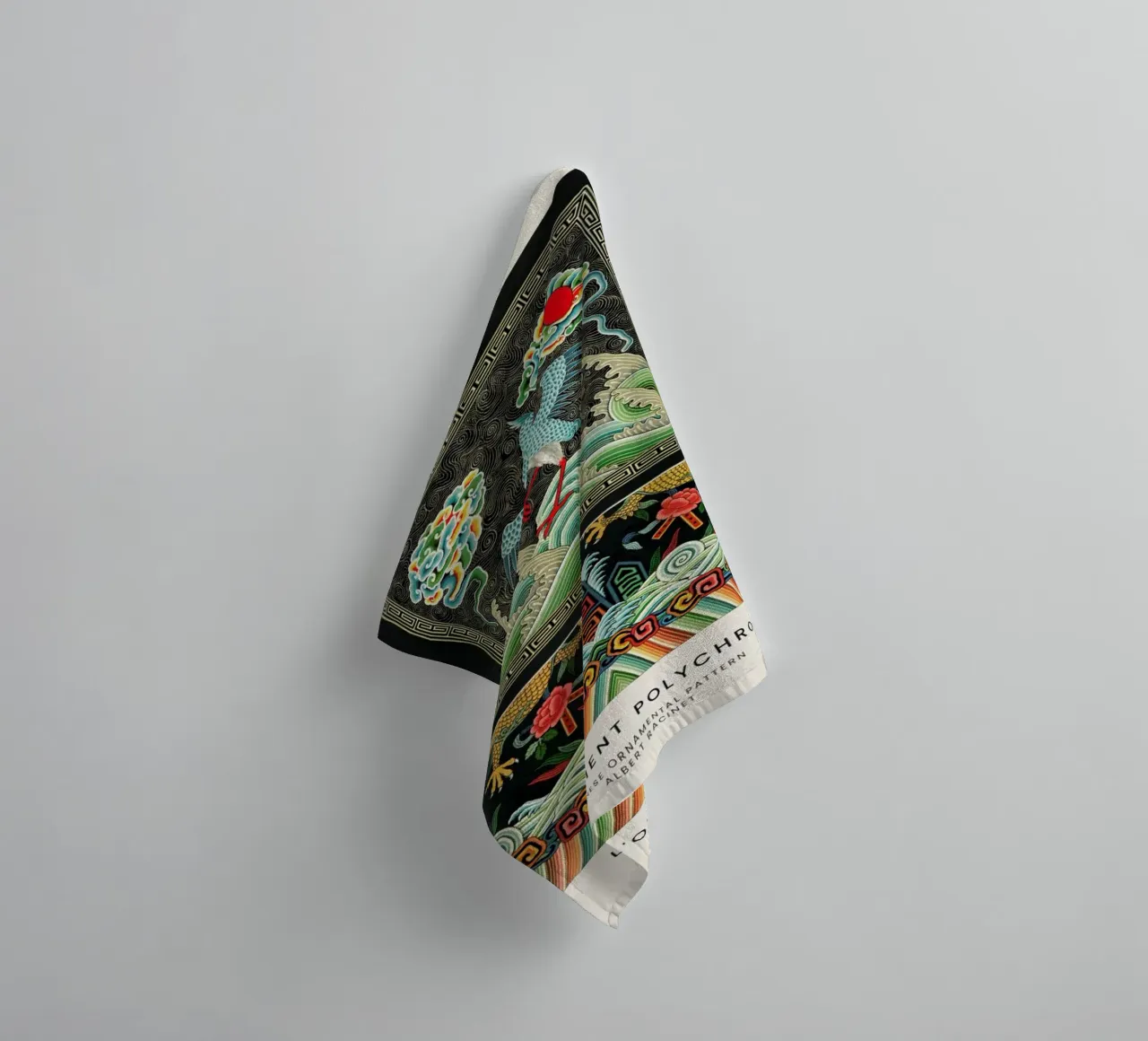 Racinet -  Chinese Ornamental Pattern II asciugamano da bagno da Vintage by JUNIQE