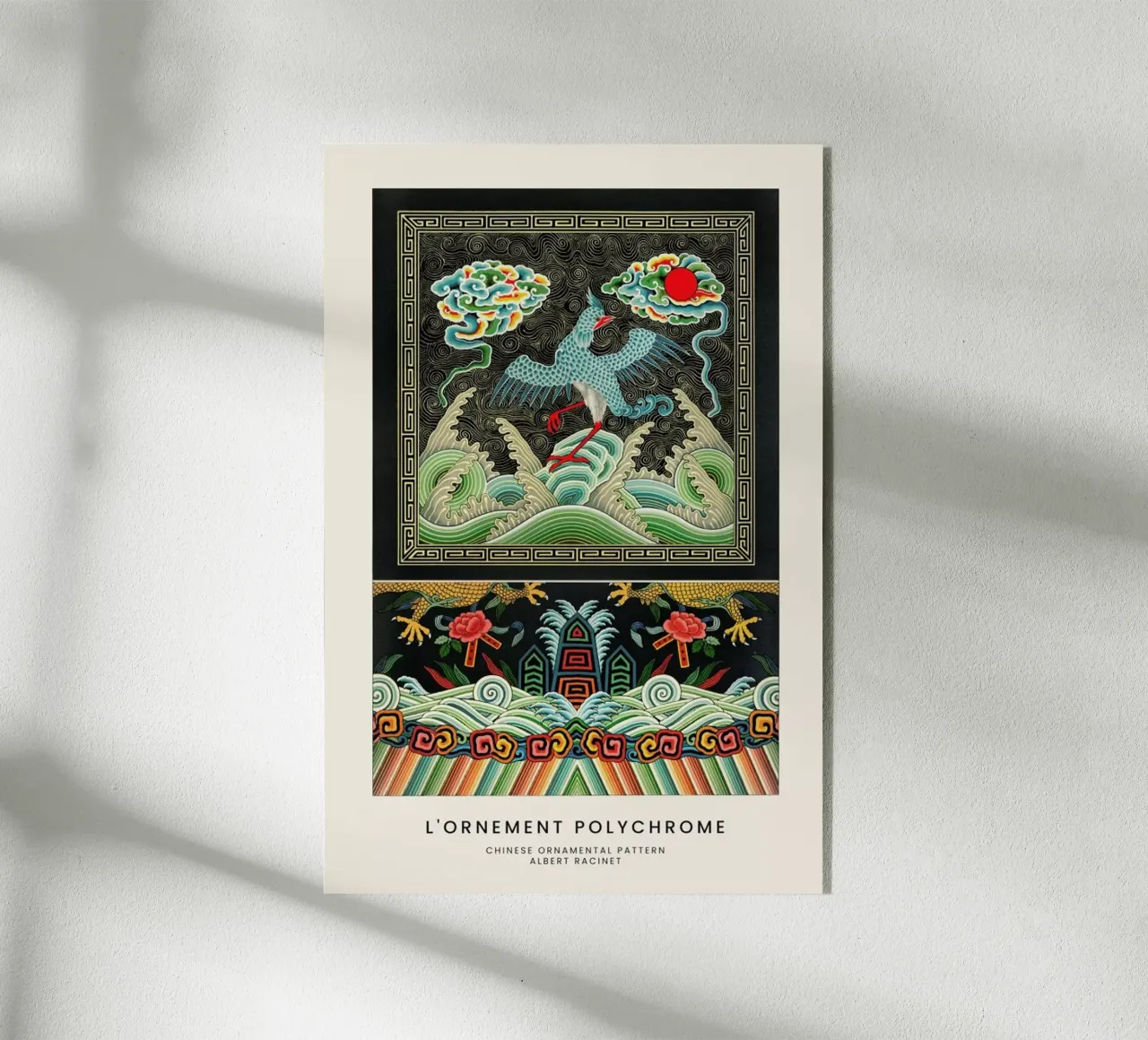 Racinet -  Chinese Ornamental Pattern II plexiglass da Vintage by JUNIQE