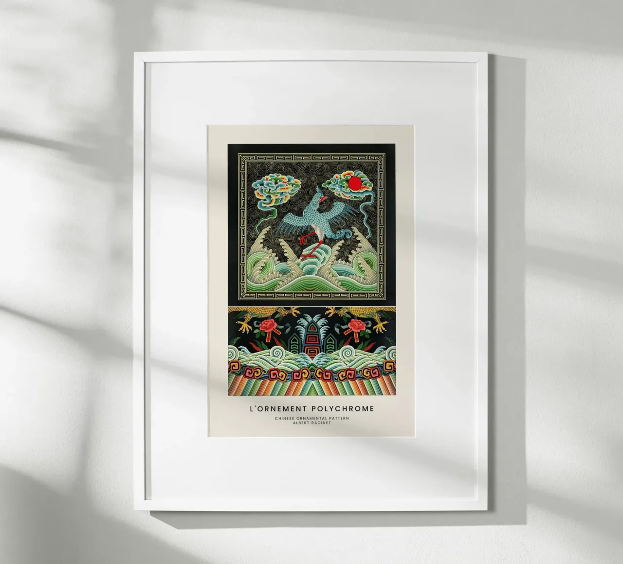 Racinet -  Chinese Ornamental Pattern II carta hahnemühle da Vintage by JUNIQE
