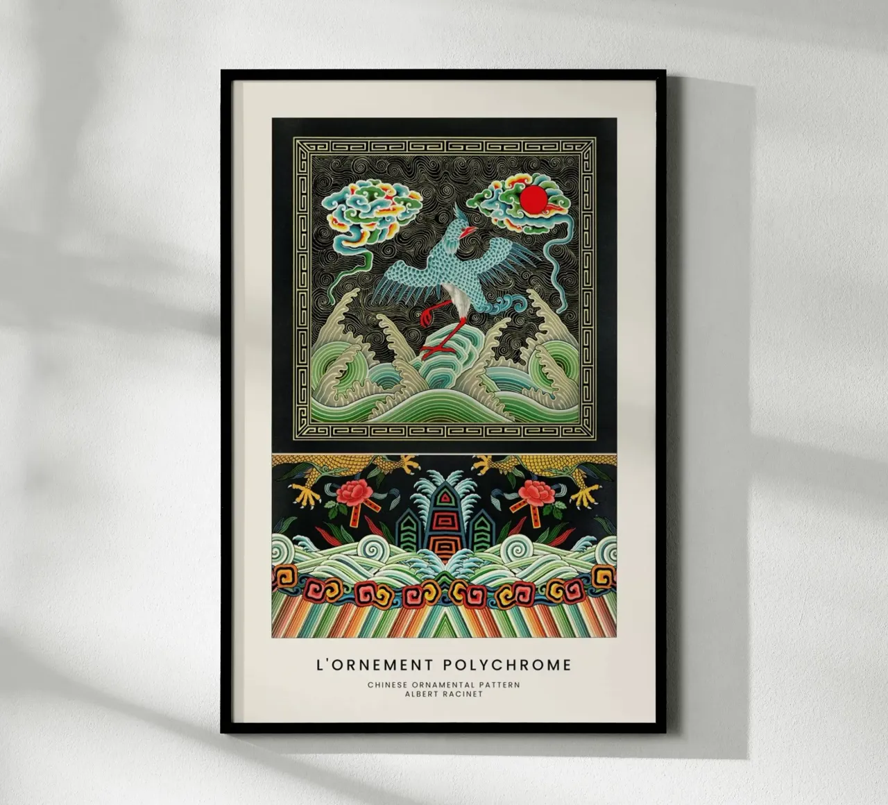 Racinet -  Chinese Ornamental Pattern II carta hahnemühle da Vintage by JUNIQE
