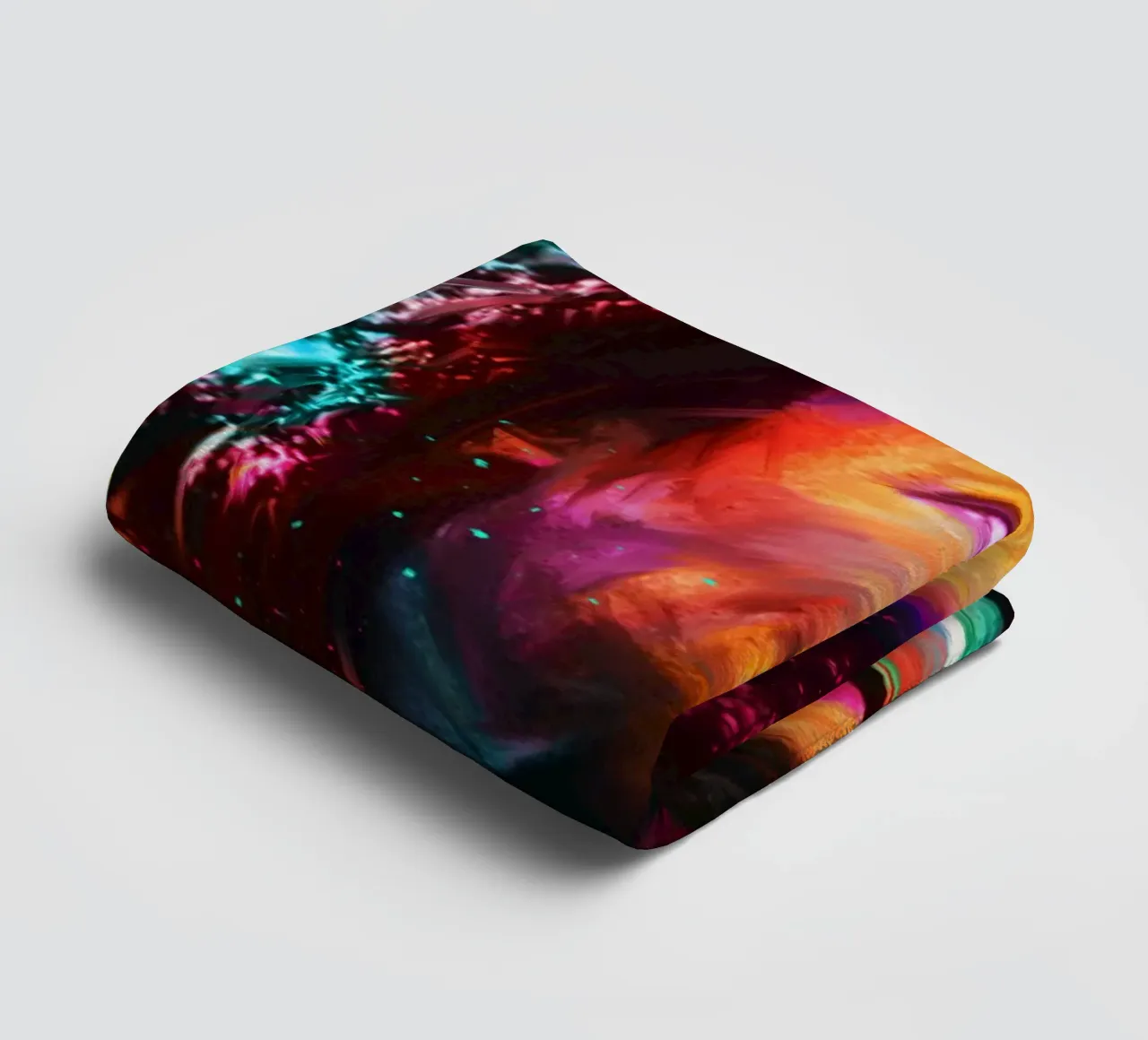 Miles Davis colorful pop art portrait towel by Hantamrata