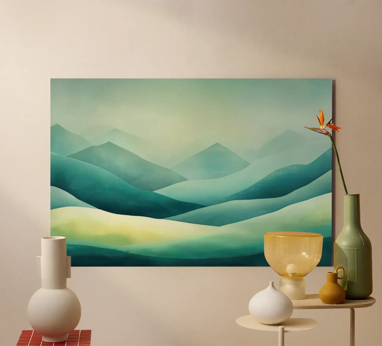 Colline blu alluminio dibond da Imagine