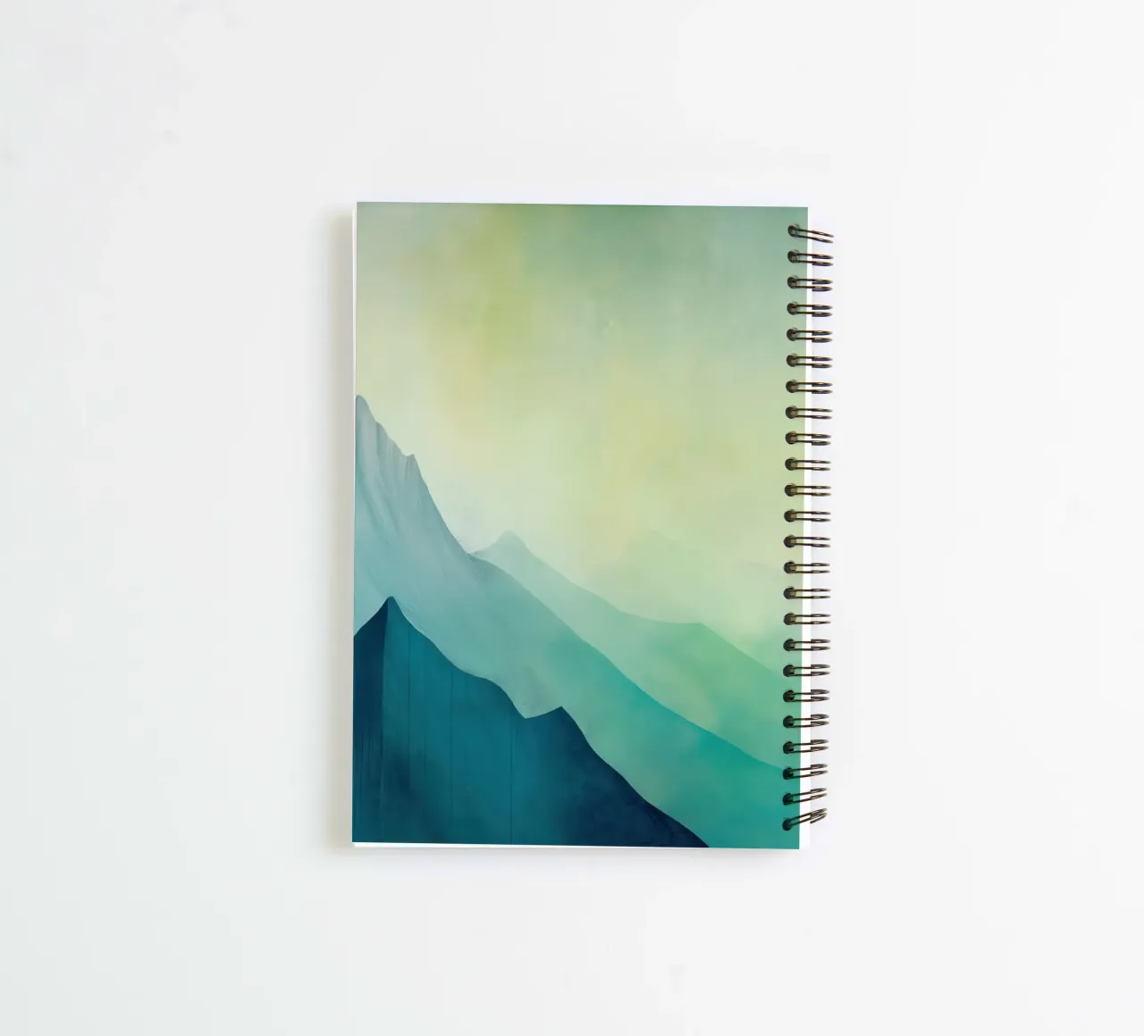 Blue landscape spiral notebook by Imagine