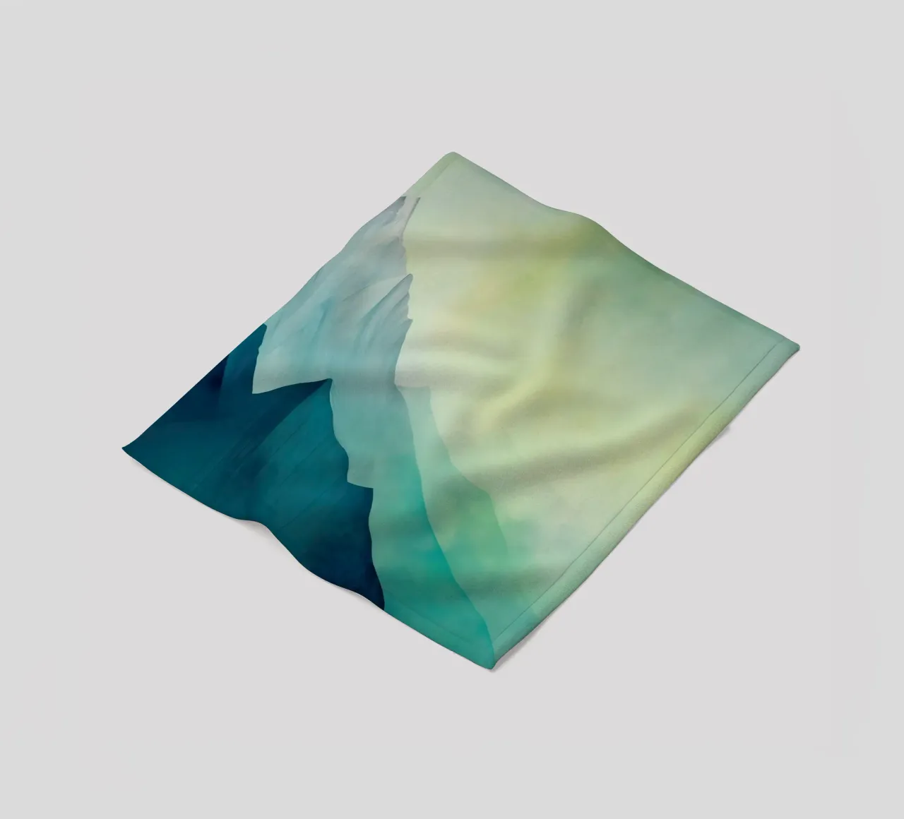 Blue landscape fleece blanket by Imagine
