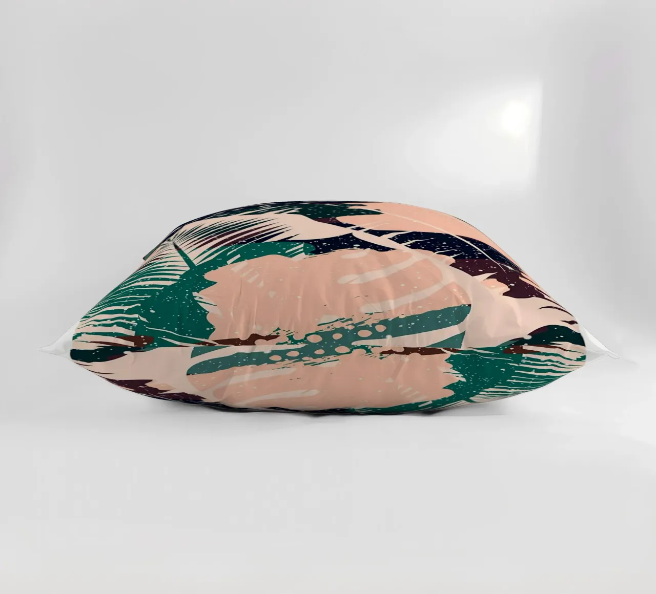 foglie forme astratte puntini fogliame tropicale foglie di palma cuscino da Janine P McGuire