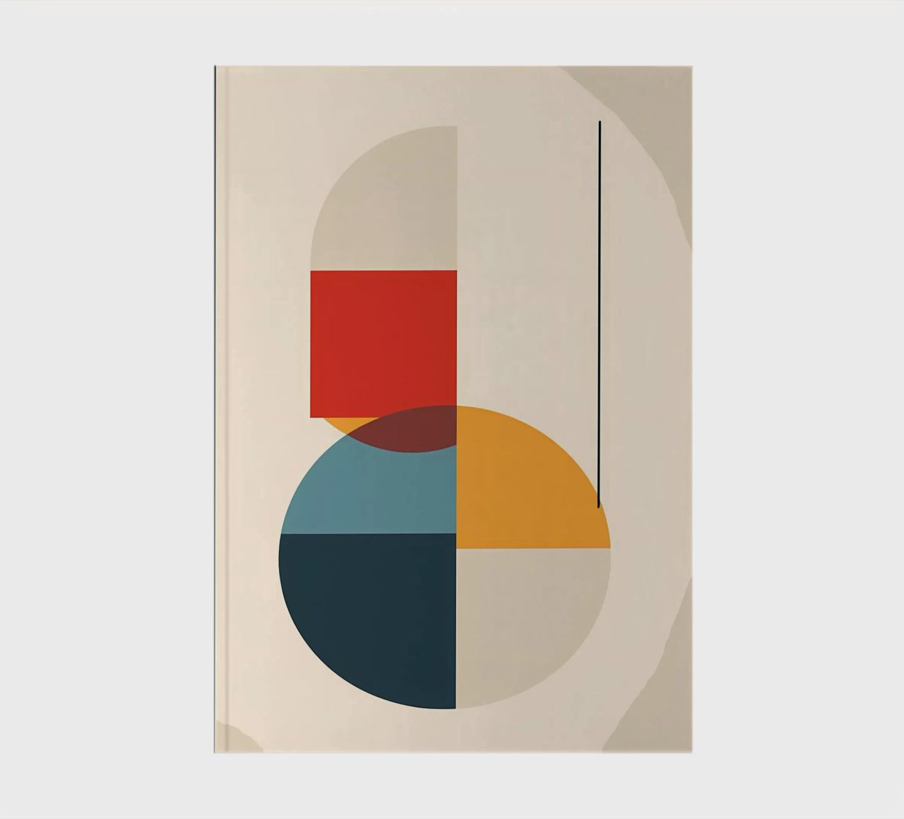 circle square line rectangle geometric shapes symmetry notebook by Janine P McGuire