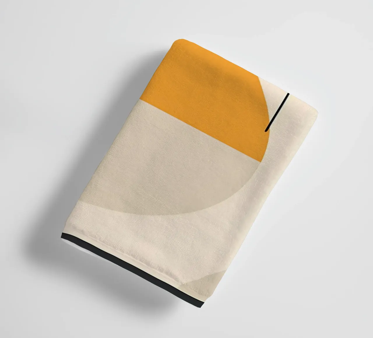 circle square line rectangle geometric shapes symmetry towel by Janine P McGuire