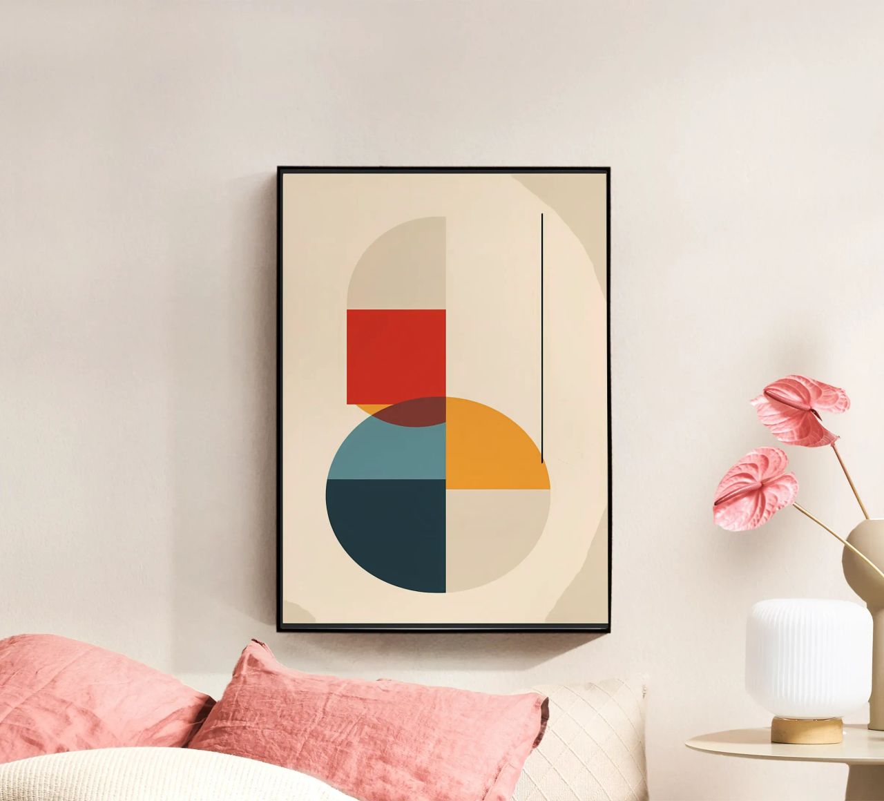 cerchio quadrato linea rettangolo forme geometriche simmetria plexiglass da Janine P McGuire
