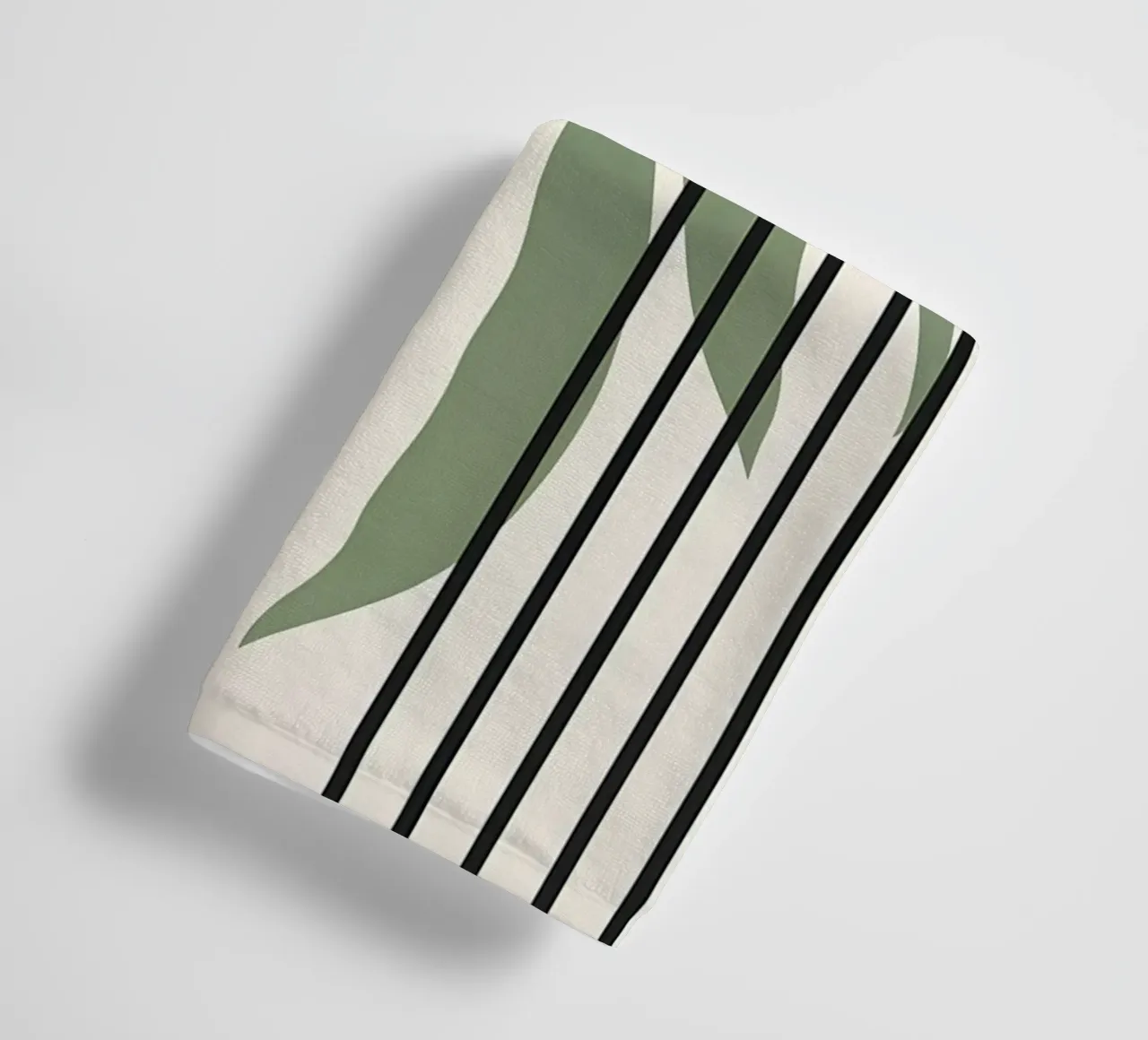 forme astratte foglie linee geometriche linee ad arco giallo c asciugamano da bagno da Janine P McGuire