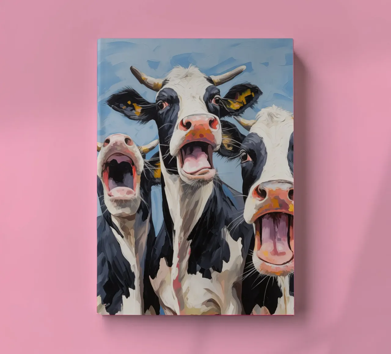 Funny cows notebook by Imagine
