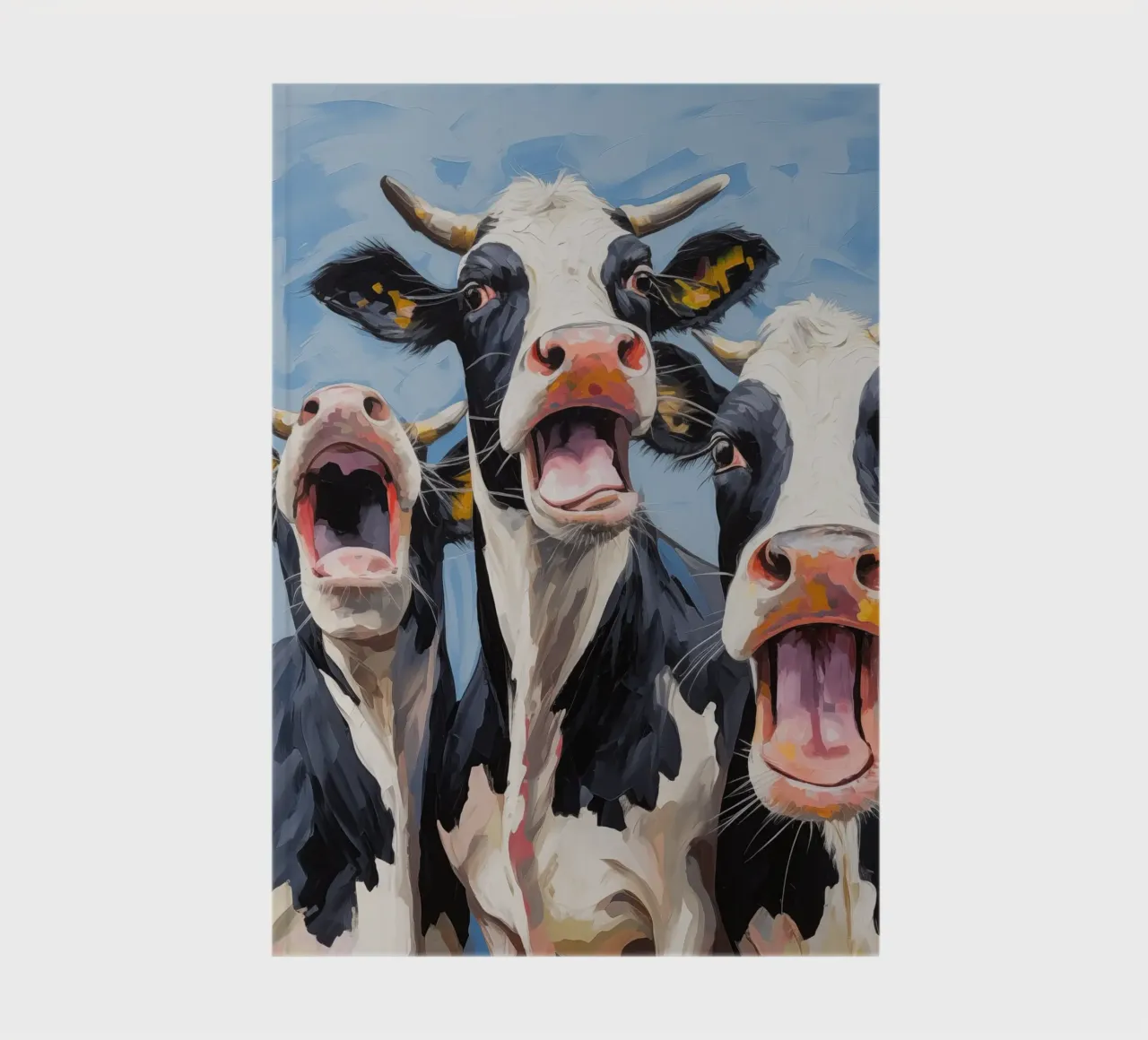 Funny cows notebook by Imagine