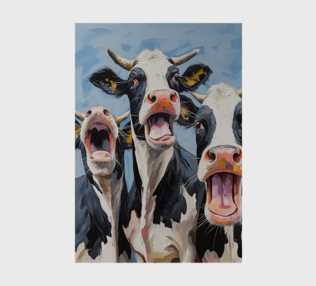 Funny cows notebook by Imagine