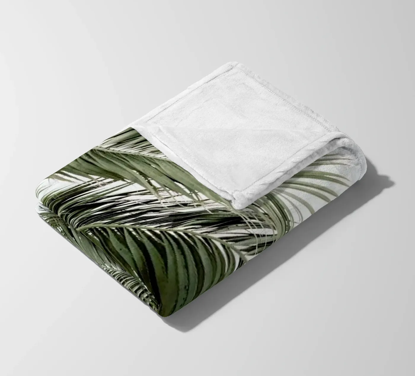 Palms fleece blanket by Victoria Frost