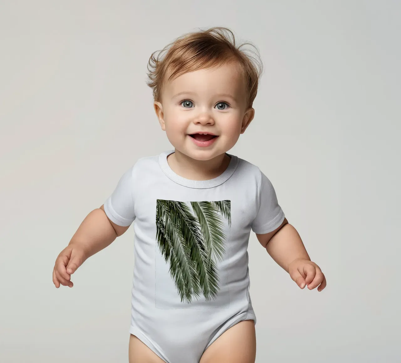 Palms body neonato maniche corte da Victoria Frost