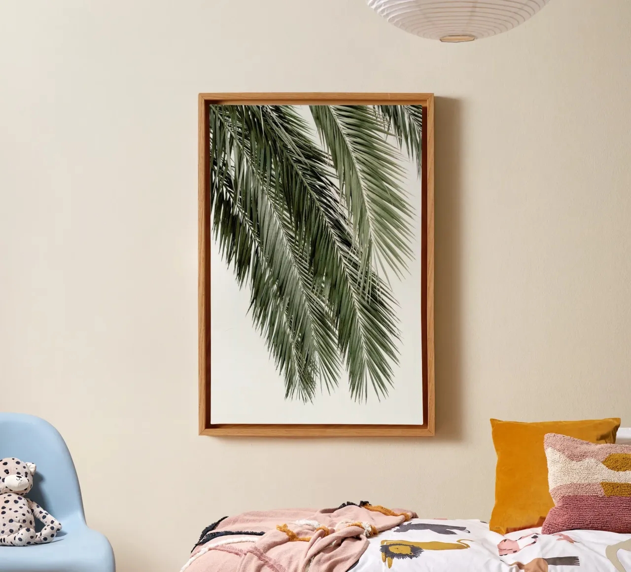 Palms tela con Cornice a cassetta da Victoria Frost