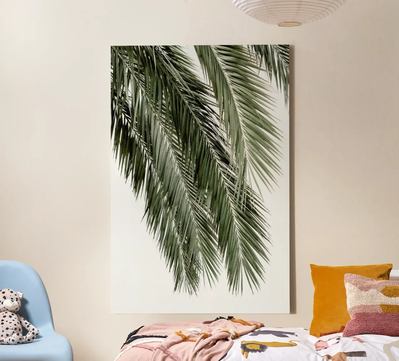 Palms tela con Cornice a cassetta da Victoria Frost