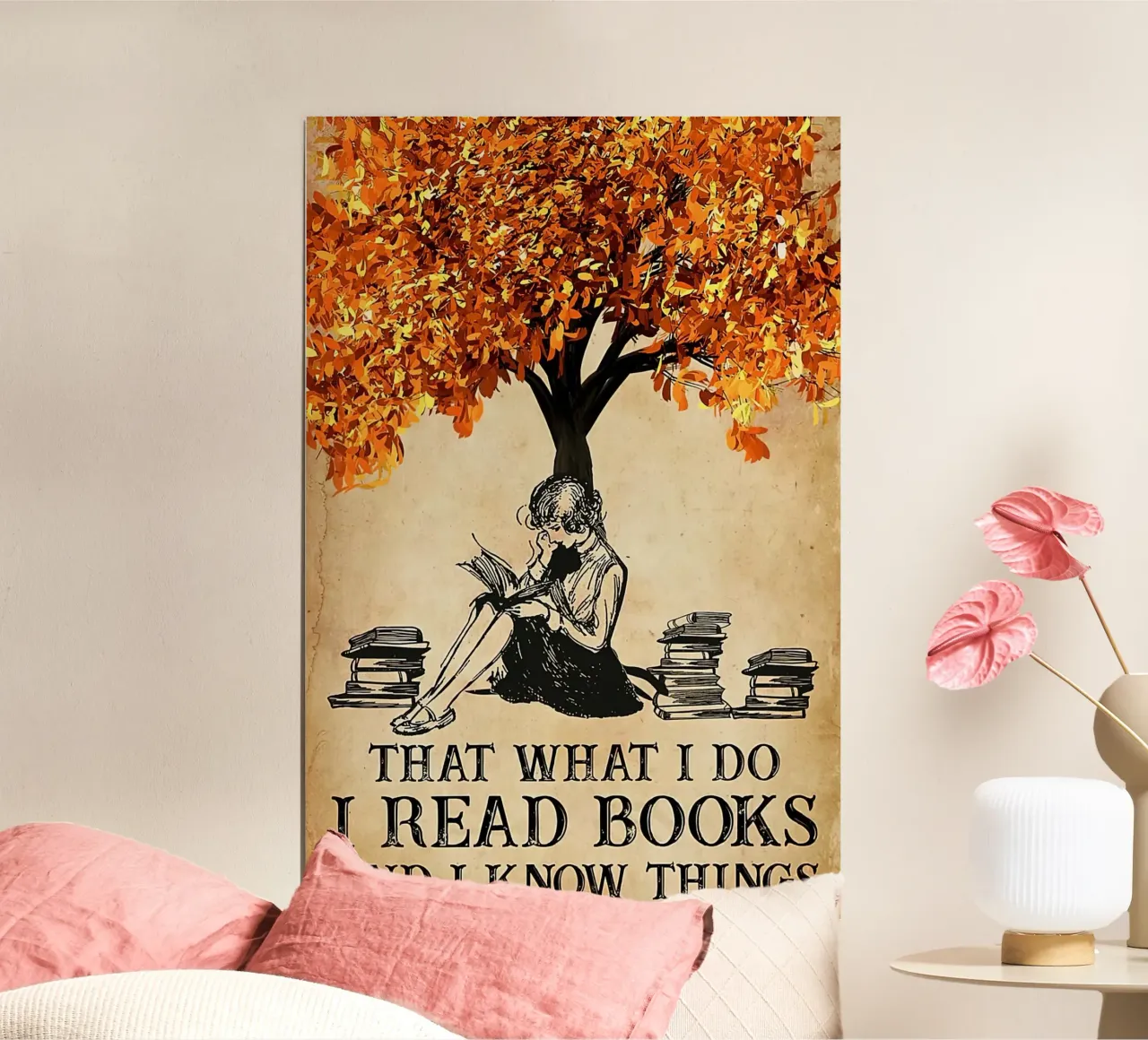 Girl That's What I Do I Read Books And I Know Things Hahnemühle von Aaronshop
