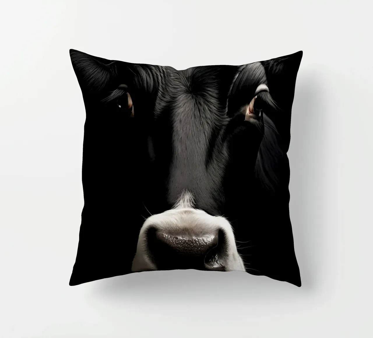 Mucca in bianco e nero cuscino da Imagine