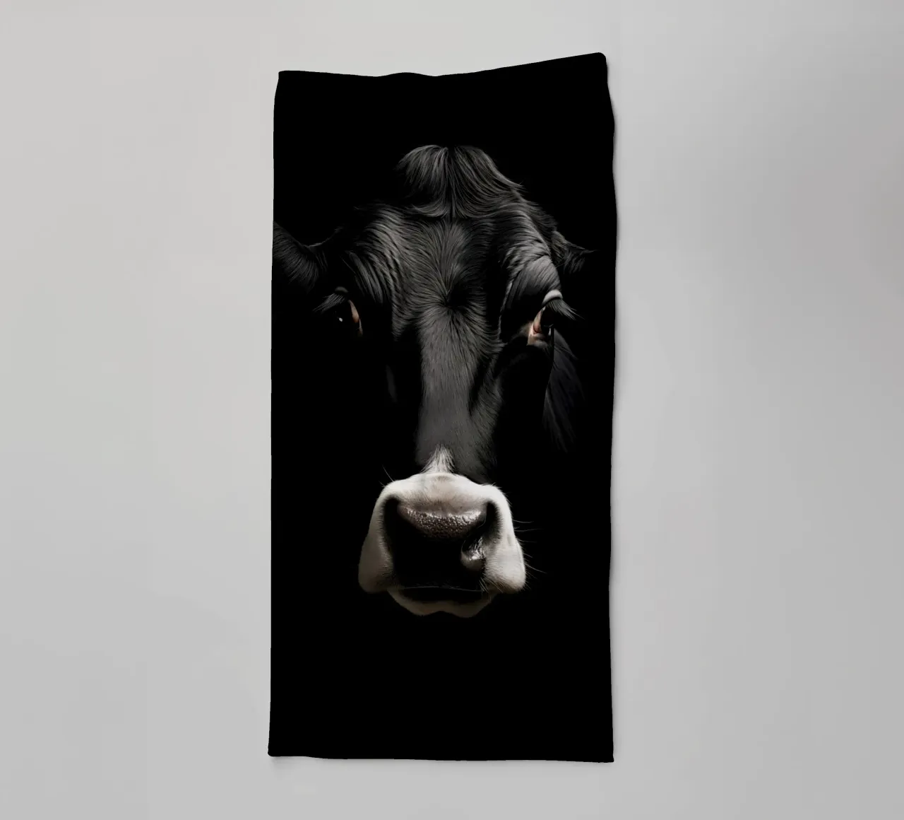 Mucca in bianco e nero asciugamano da bagno da Imagine