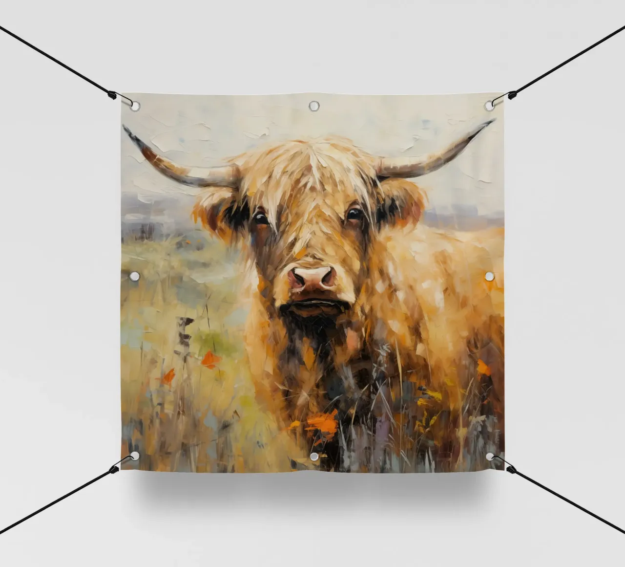 Highlander scozzese telo in pvc da Imagine