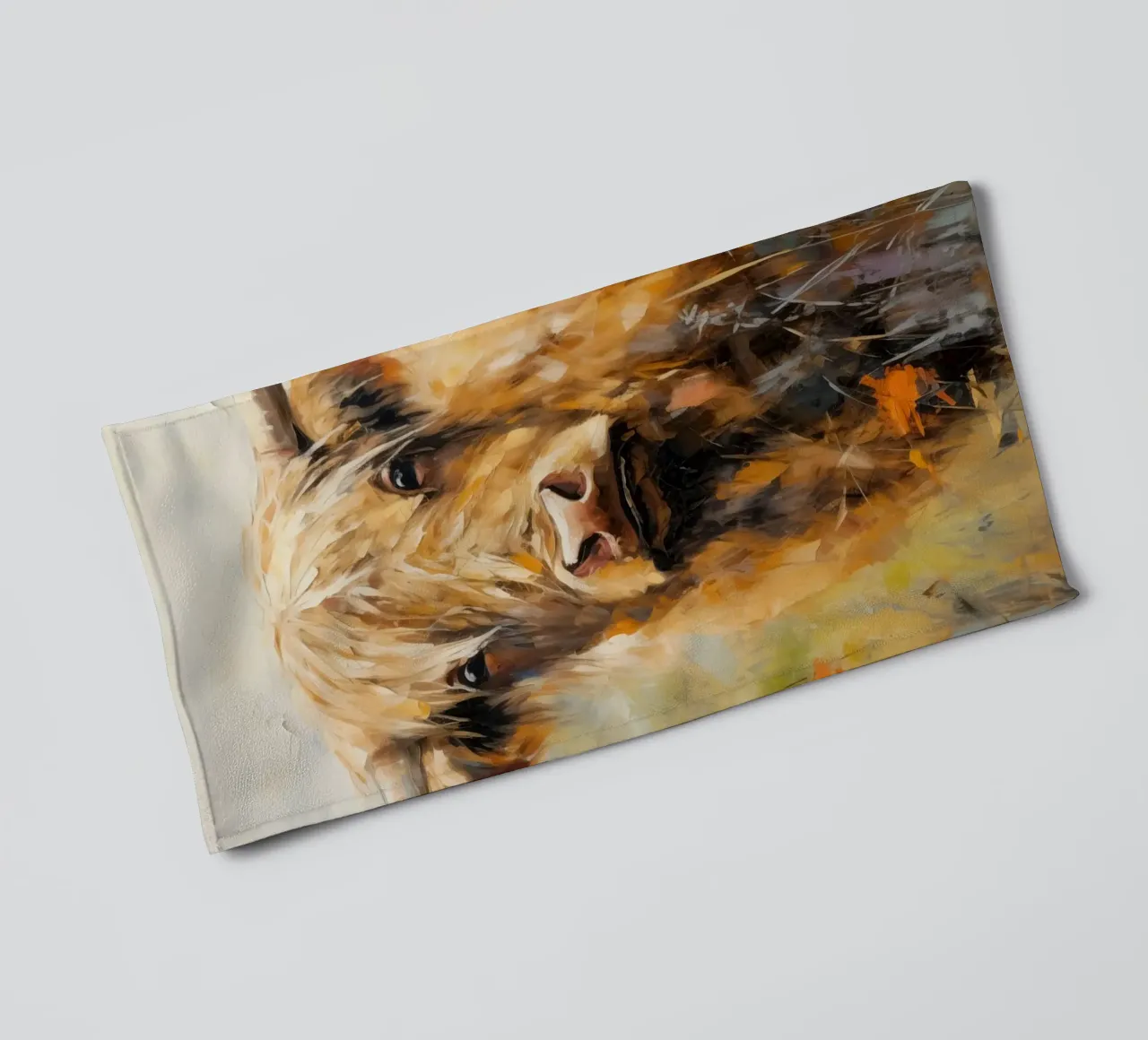 Highlander scozzese asciugamano da bagno da Imagine