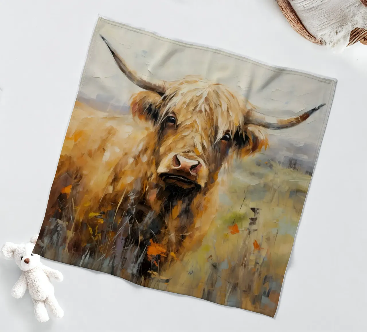 Highlander scozzese coperta in pile da Imagine