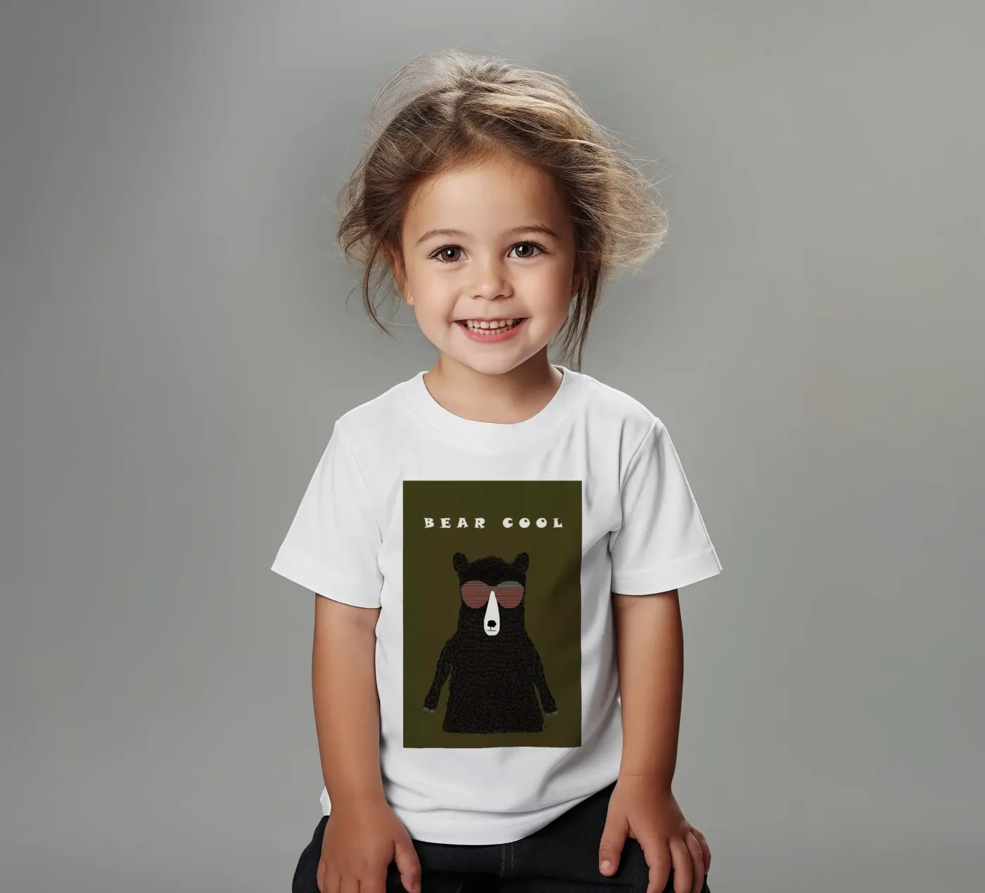 bear cool t-shirt bambini da Brian Buckley