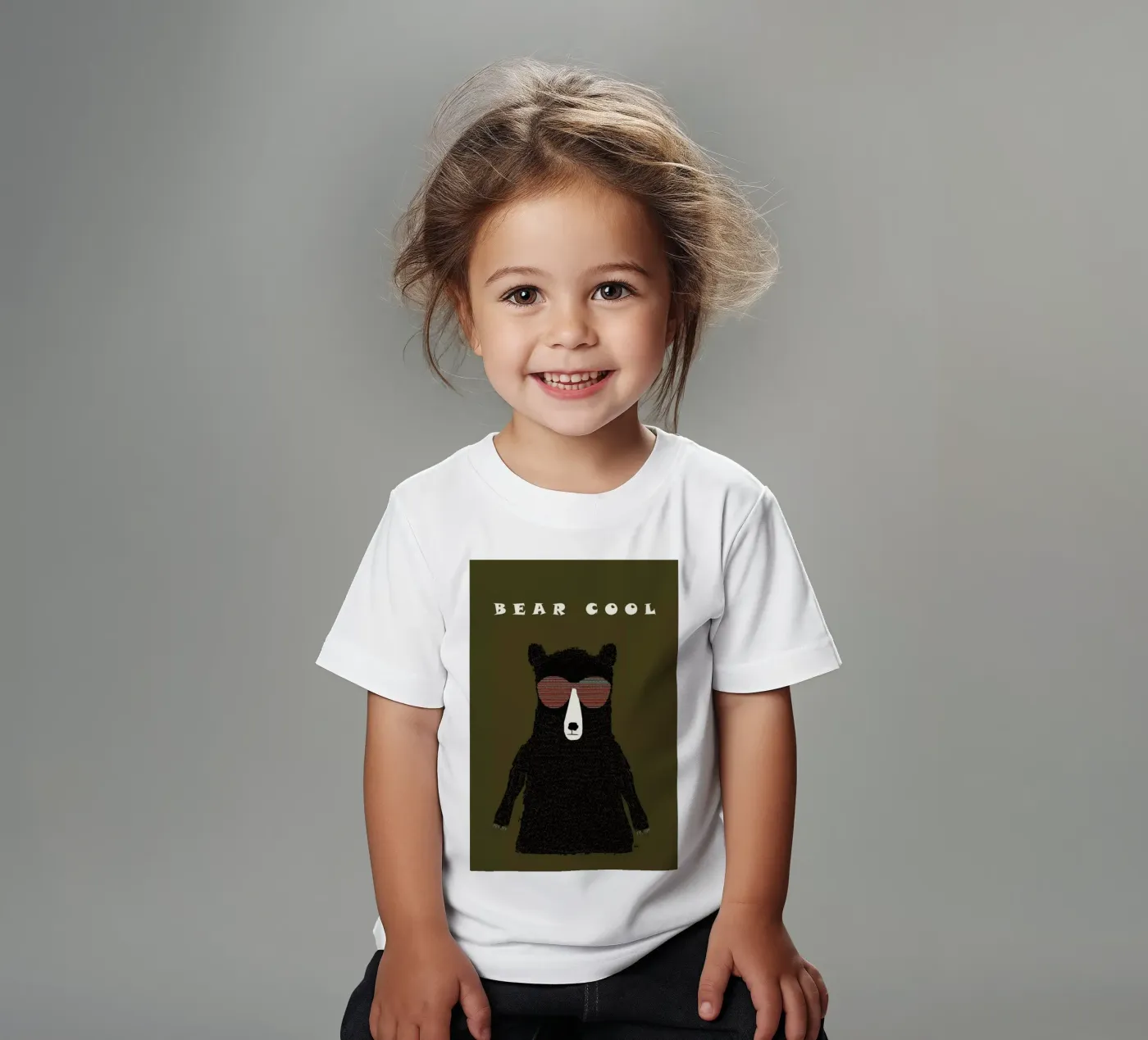 bear cool t-shirt bambini da Brian Buckley