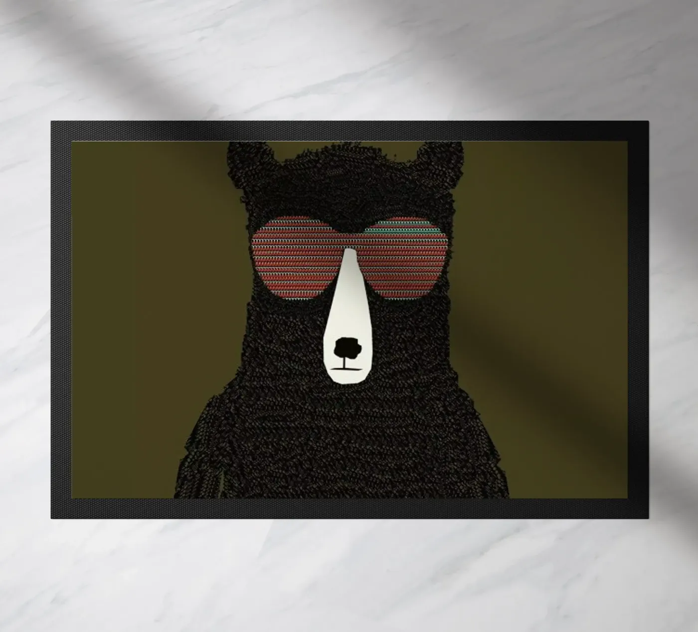 bear cool deurmat van Brian Buckley