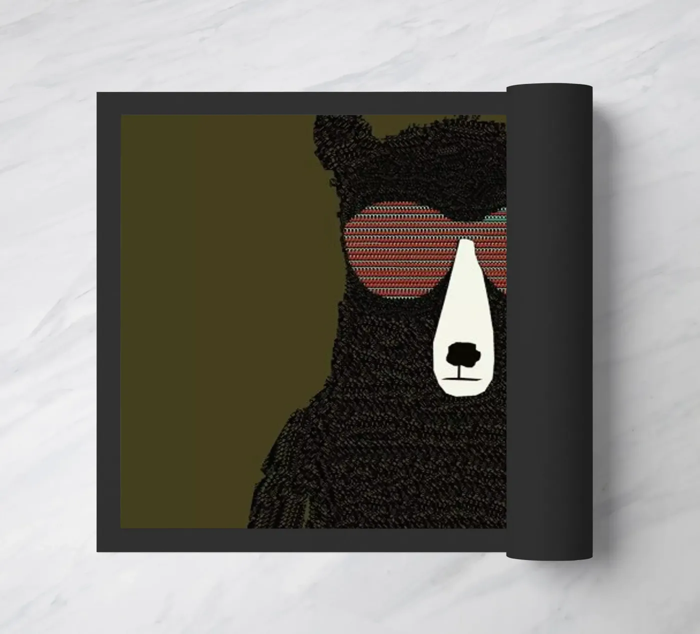 bear cool deurmat van Brian Buckley