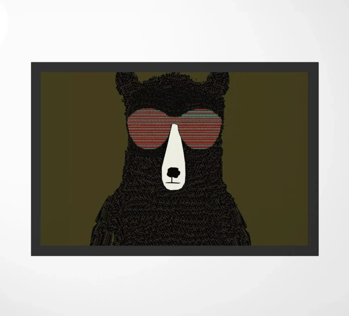 bear cool deurmat van Brian Buckley