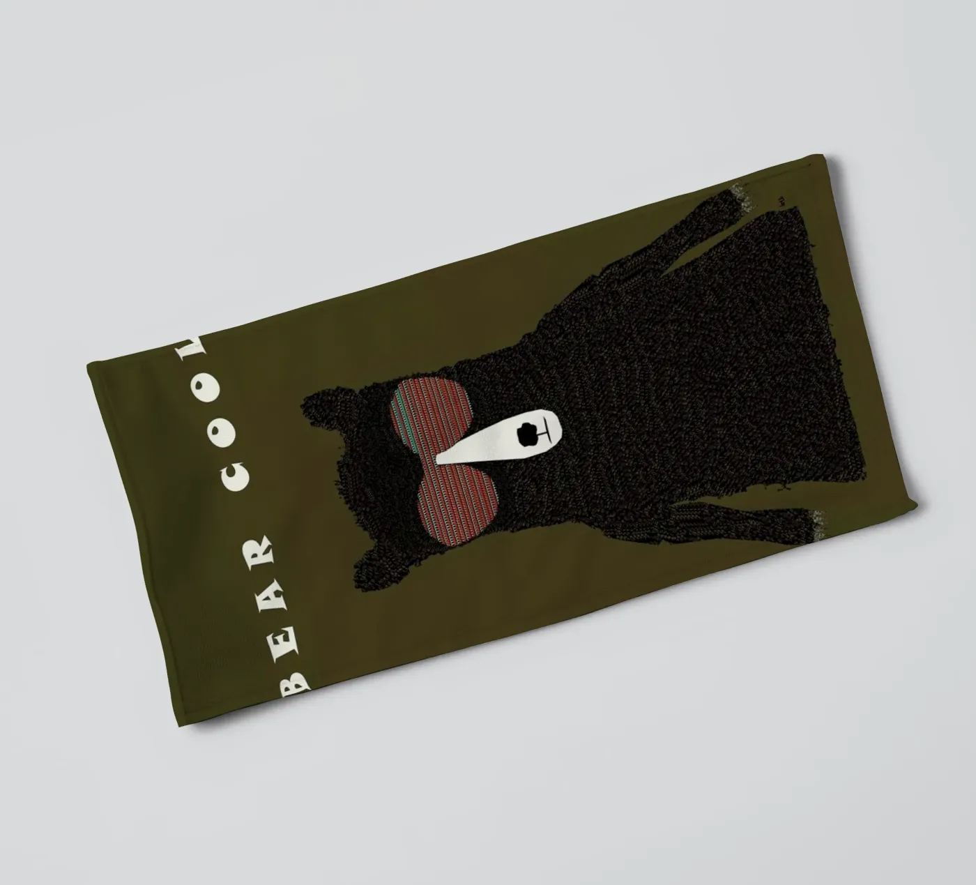 bear cool badhanddoek van Brian Buckley