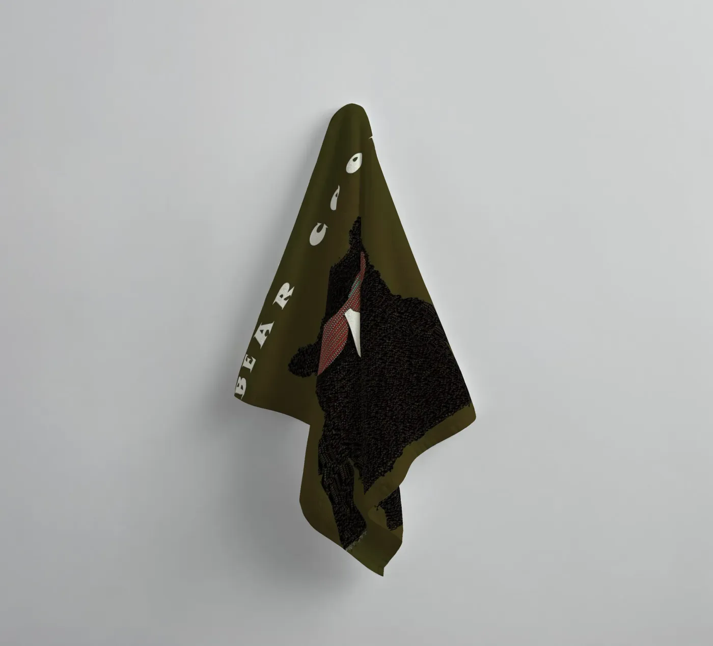 bear cool badhanddoek van Brian Buckley